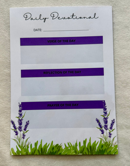 Faith-Inspired Notepads | Gratitude, Faith Notes & Daily Devotional | Handmade Stationery